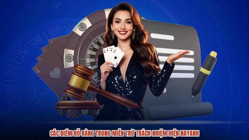 Các điểm rõ ràng trong miễn trừ trách nhiệm hiện nayanh