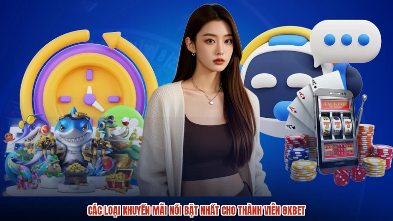 Các loại khuyến mãi nổi bật nhất cho thành viên 8XBET